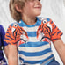 Mini Boden Big Cat Applique Shirt 6/7