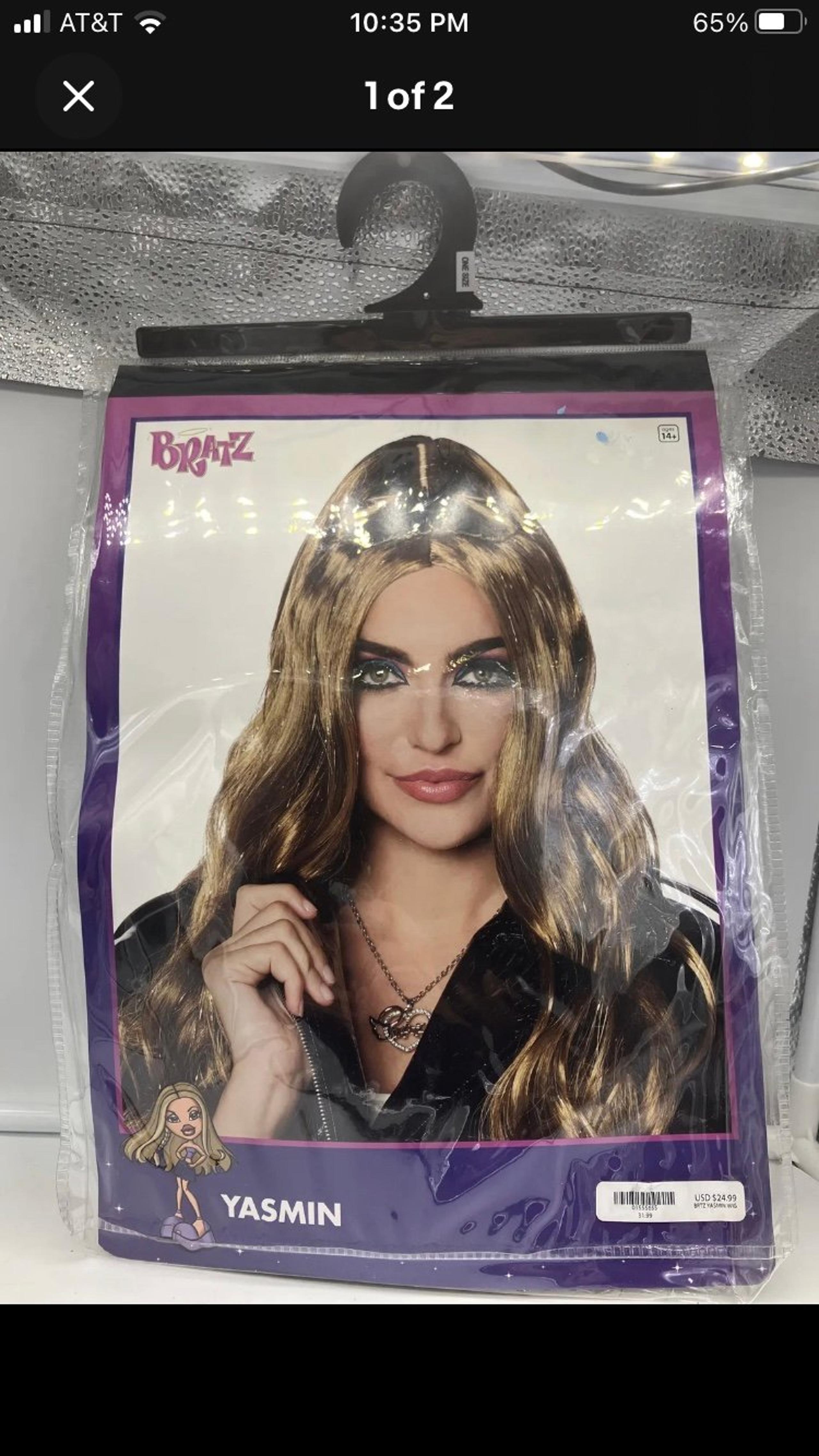 Yasmin Wig Brown Bratz Really Rock Costume Accessory - Spirit Halloween