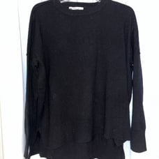 Women’s DEREK LAM 10 Crosby Black Cashmere Sweater sz S
