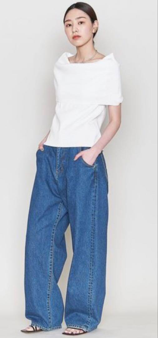 【Sold Out】＜ASTRAET＞CO Tuck Wide Denim Pants