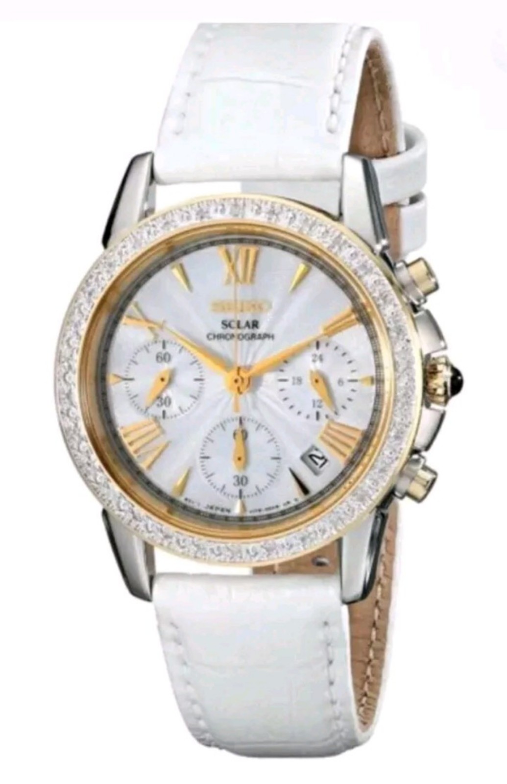 Seiko Legrand 30 Diamonds Women's Solar Watch.
