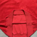 Vintage 70s 80s long sleeve shirt velour red soft comfy cotton boxy adult small