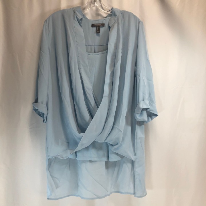 As is Lisa Rinna Collection Twist Front Top with Camisole