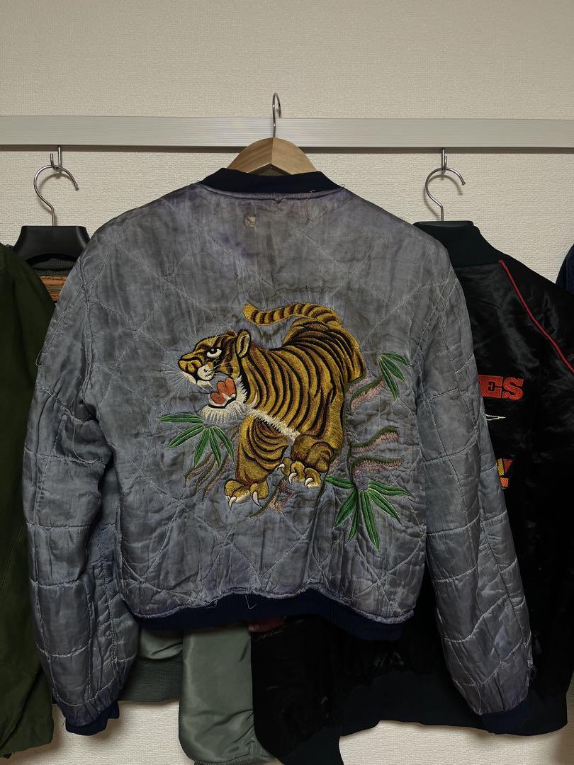 40s 50s Souvenir Jacket, Korean Jacket, Tour Jacket
