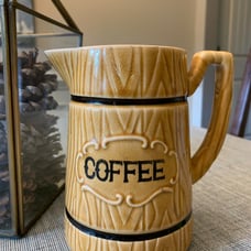 1950s Vintage MCM Ceramic Coffee Pitcher Made In Japan?