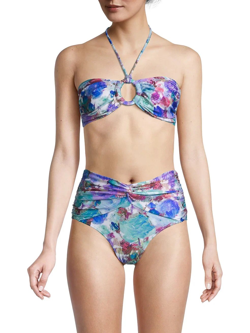 PATBO Blossom Bandeau Bikini Top Medium