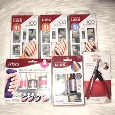 New Large Kiss False Nail Bundle