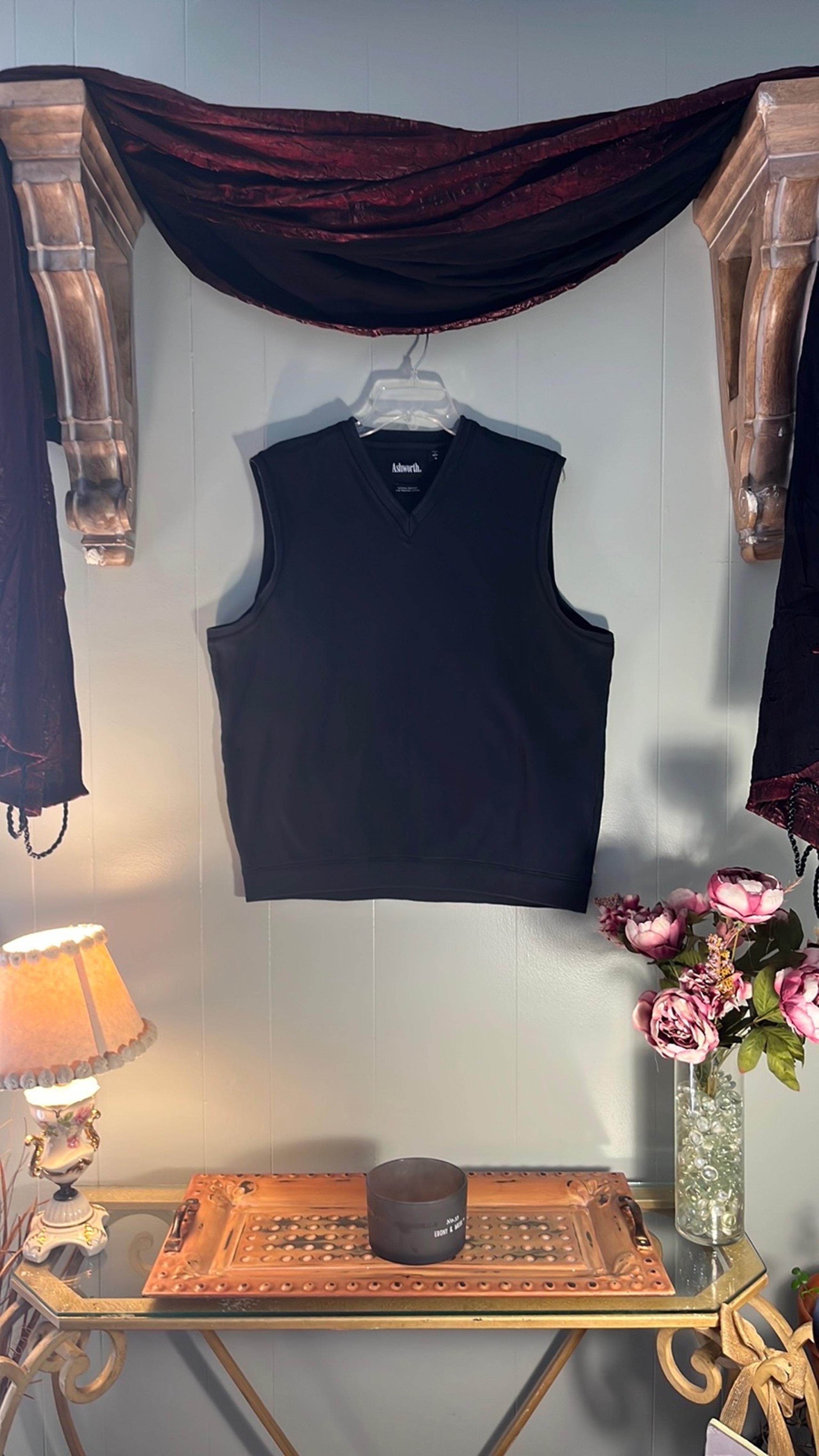 ASHWORTH DARK BLUE VEST MEN SIZE MEDIUM STYLISH