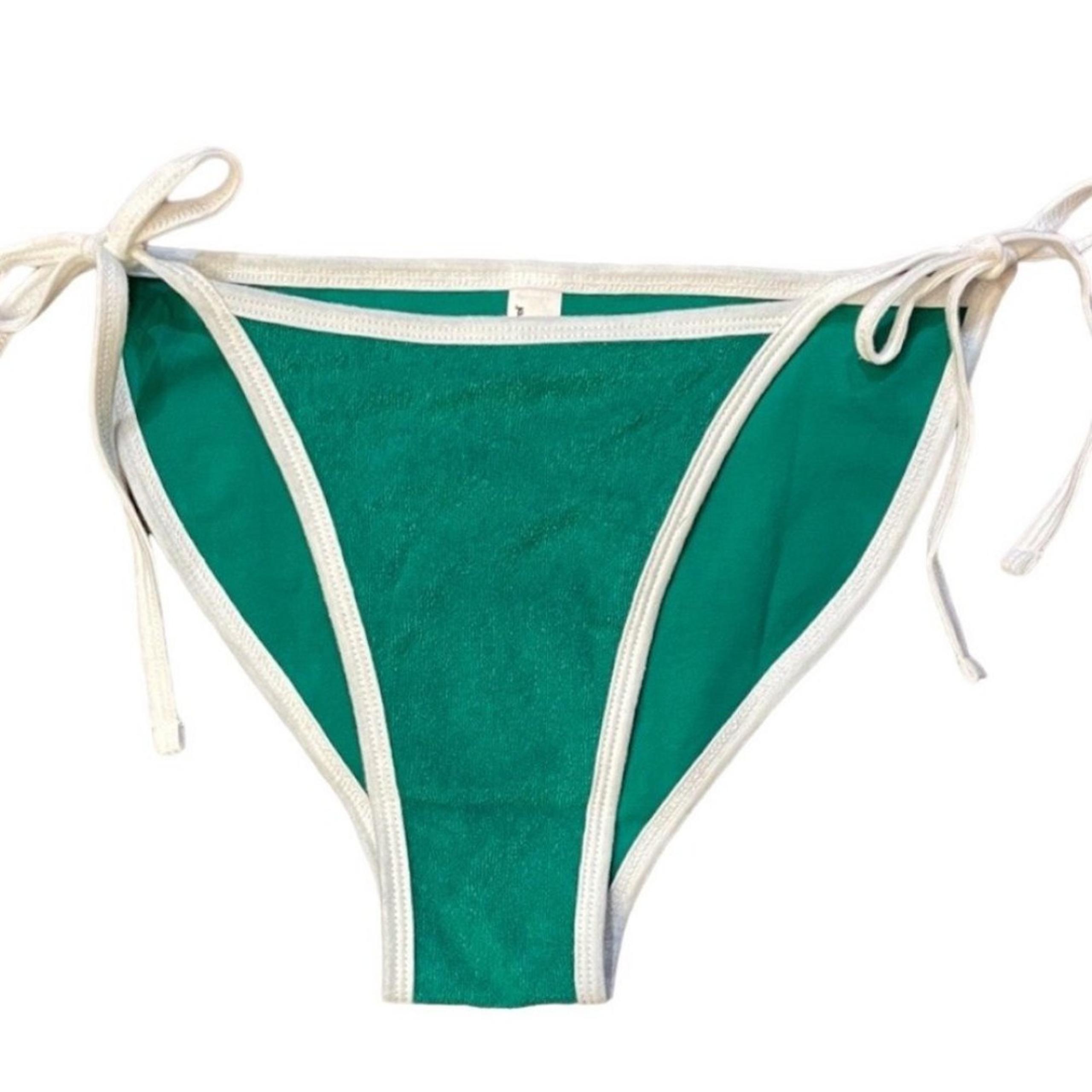 American Apparel Side Tie Terry Cloth Bikini Bottoms NEW