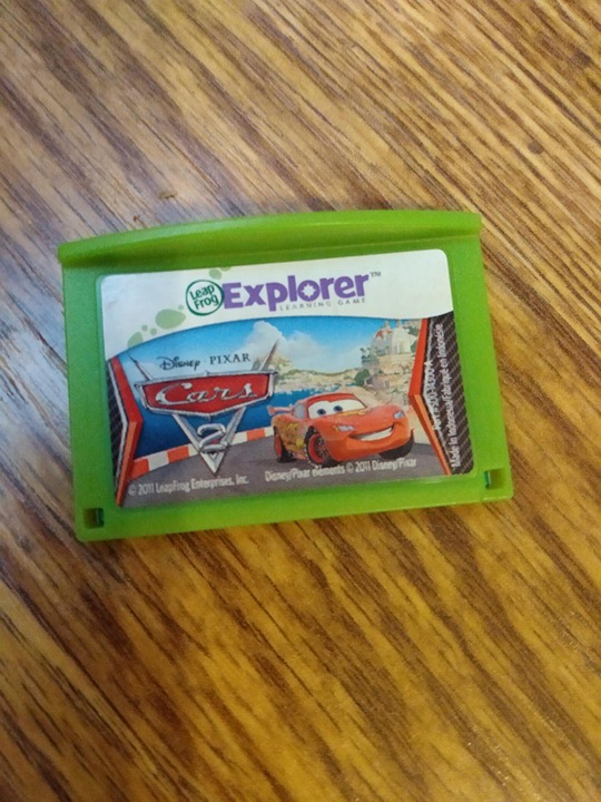 Leap Frog Explorer Disney Pixar Cars learning cartridge game