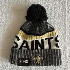 New Era NFL New Orleans Saints Beanie Hat with Pompom