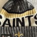 New Era NFL New Orleans Saints Beanie Hat with Pompom