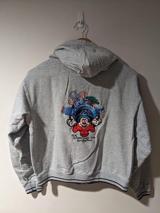 Vintage Y2K Walt Disney World Where Magic Lives Kids X-Large Full Zip Hoodie