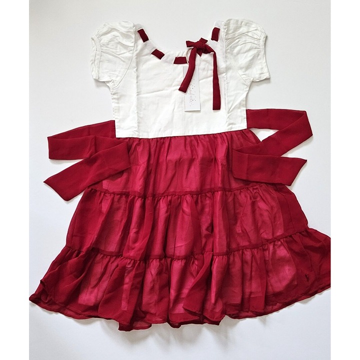 Well Dressed Wolf NWT 12 Red Garland Dress Holiday