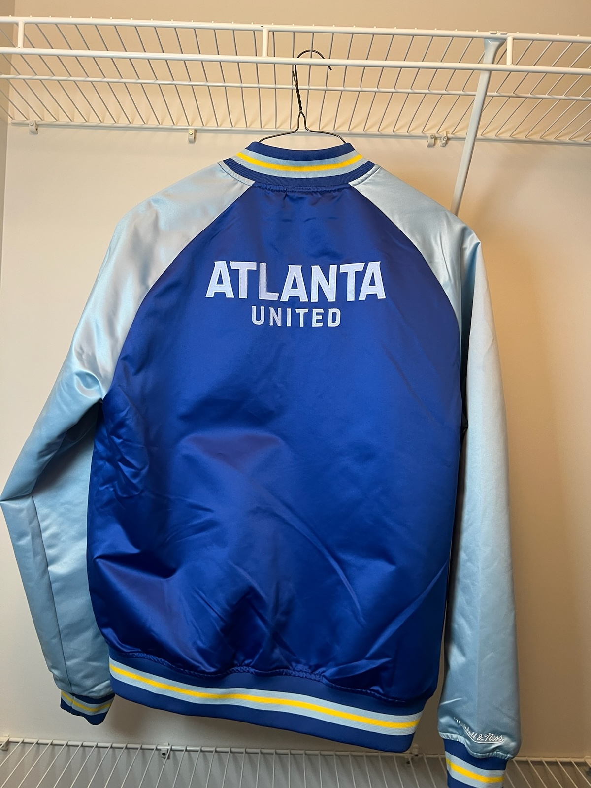 Atlanta United FC Mitchell & Ness Blue/White Resurgens Reversible Raglan