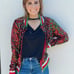 Christmas Sequin Jacket,Size:L