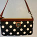 Dooney & Bourke Polka Dot Wristlet Wallet