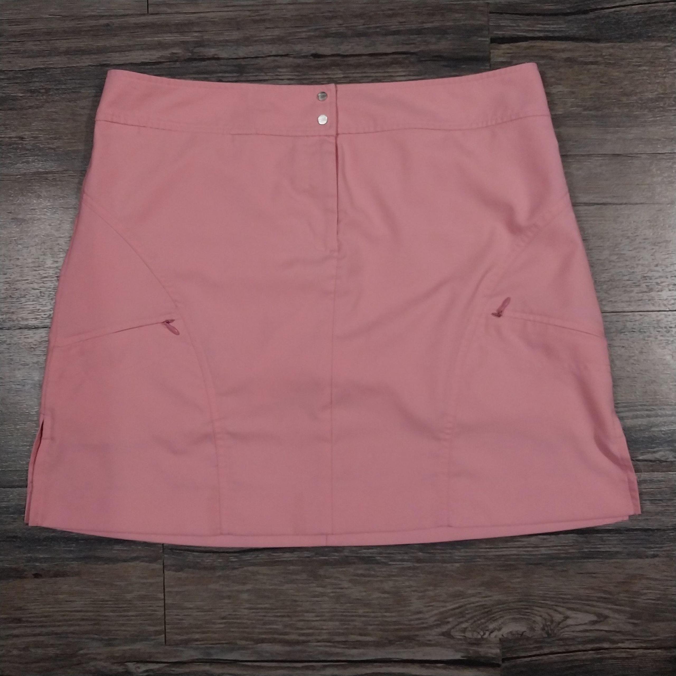 Izod Golf Skirt Skort Size 8 Womens Pink Tennis Activewear Skort