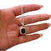 The Emerald Stunner Pendant Necklace in 925 silver