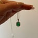 The Emerald Stunner Pendant Necklace in 925 silver