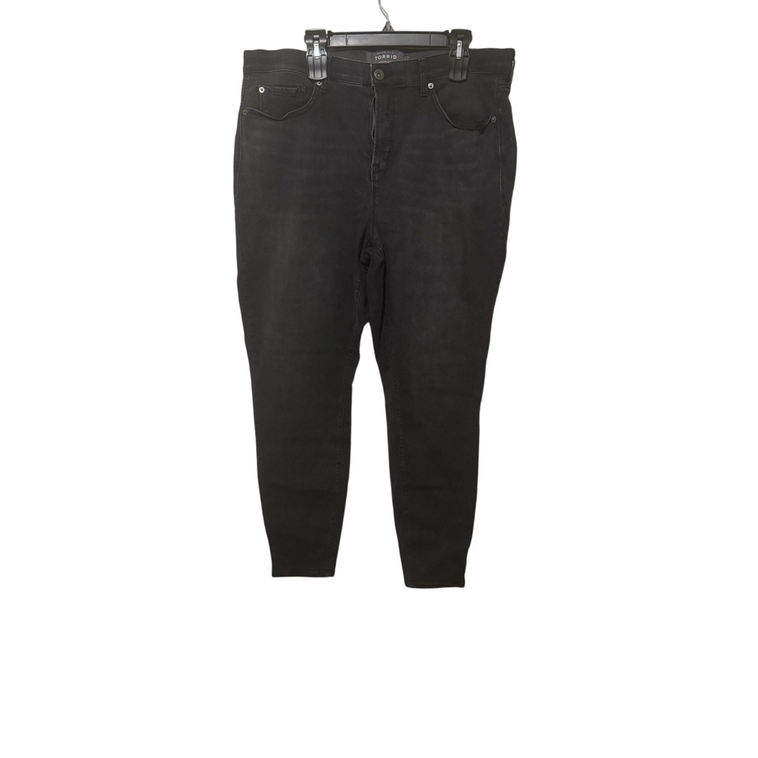 Torrid Jeans Women's Size 20Tall Black Sky High Skinny Jeans
