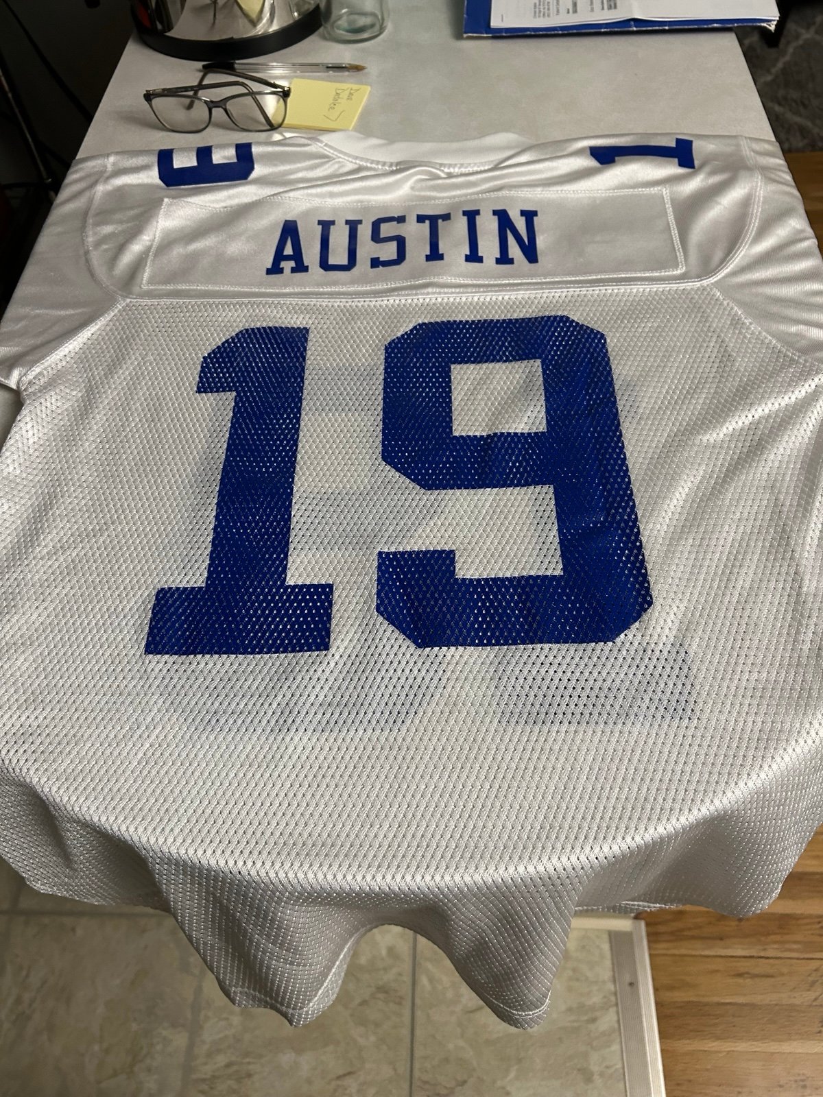 Two #19Austin Dallas Cowboys size medium official NFL Equipment jerseys