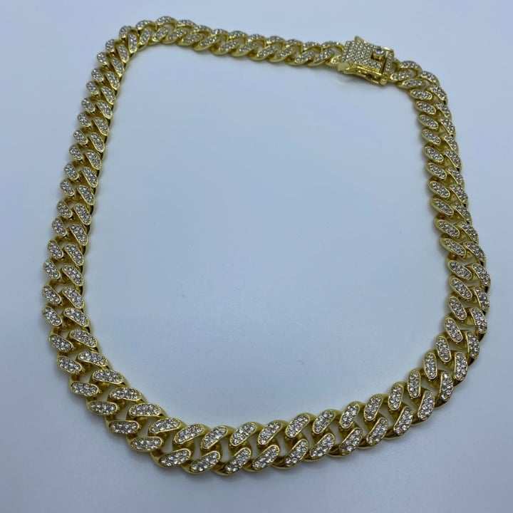 13MM Micro Miami Cuban Choker Iced Out Necklace