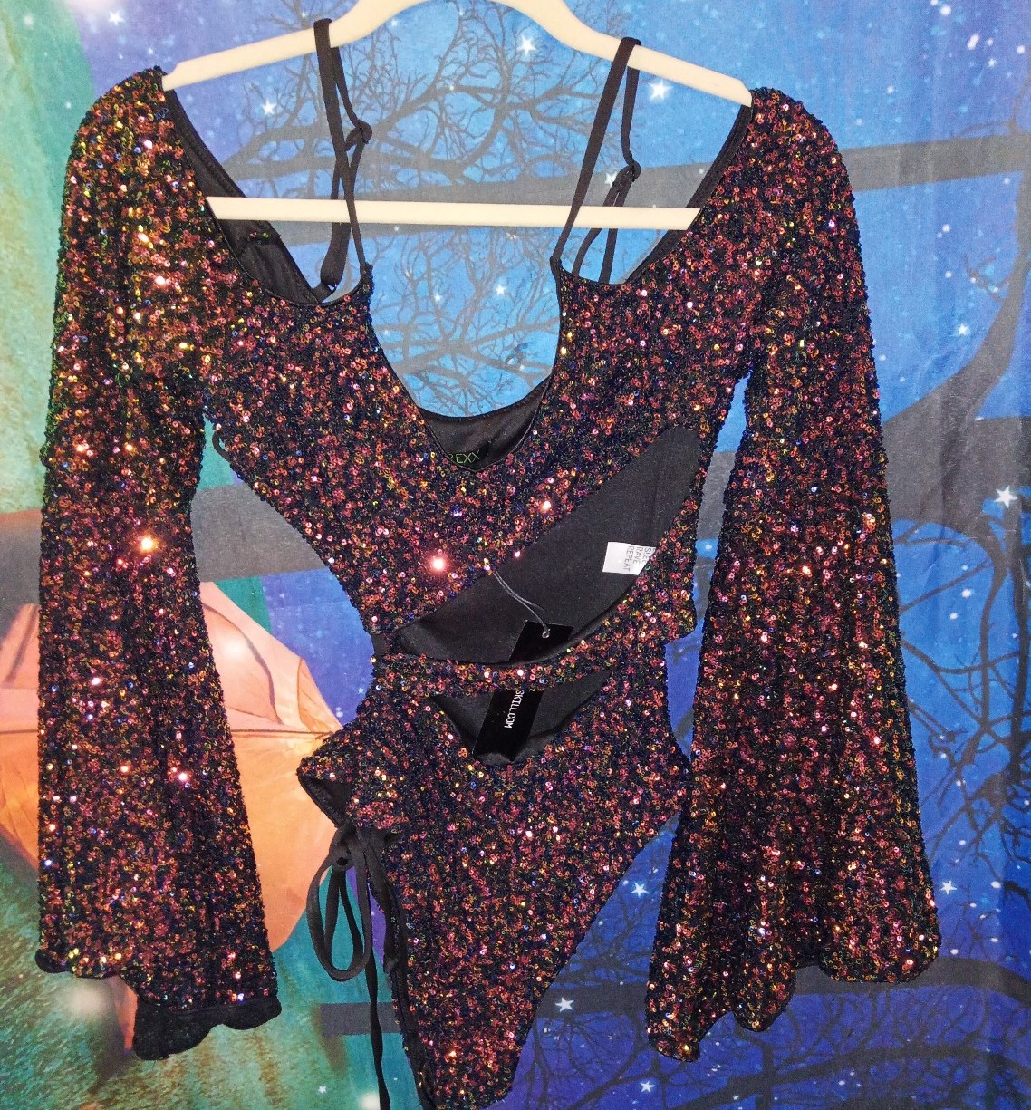 Dollskill Melodic Mistress Sequin Bodysuit