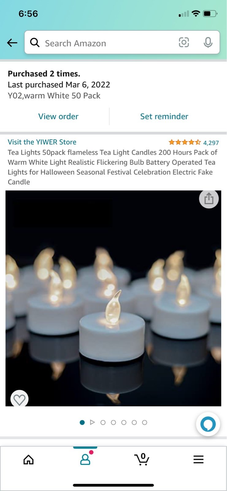 Flameless candle lights