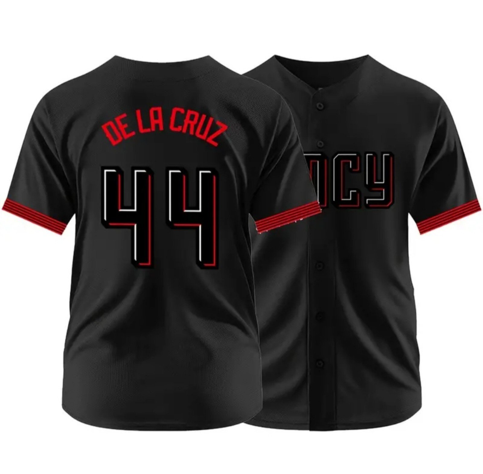 Cincinnati Reds City Connect Elly De La Cruz #44 MLB Baseball Jersey Men's XXL