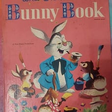 Walt Disney's Bunny Book A Big Golden Book Hardcover 2nd Printing 1972