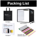 Photography studio light camara box