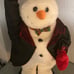 Gemmy Mr Snow Business Spinning Snowflake Snowman