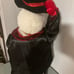 Gemmy Mr Snow Business Spinning Snowflake Snowman