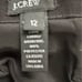 J Crew # 2 Pencil Gray Double Serge Wool Tweed Skirt | Size 12