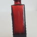 Vintage Wheaton NJ Red Miniature Red Skull Cross Bones Poison RIP Glass Bottle