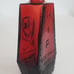 Vintage Wheaton NJ Red Miniature Red Skull Cross Bones Poison RIP Glass Bottle