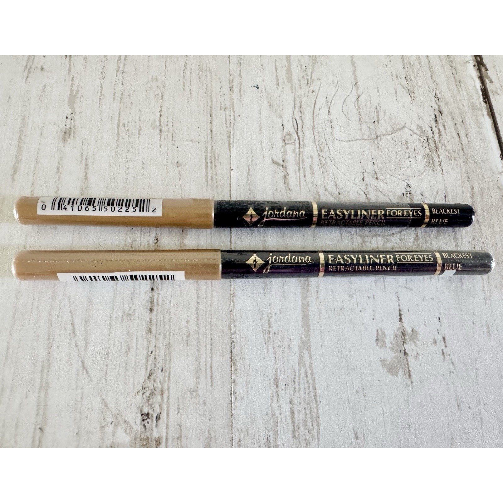 LOT of 2 Jordana BLACKEST BLUE Easyliner for Eyes Retractable Eye Pencil SEALED