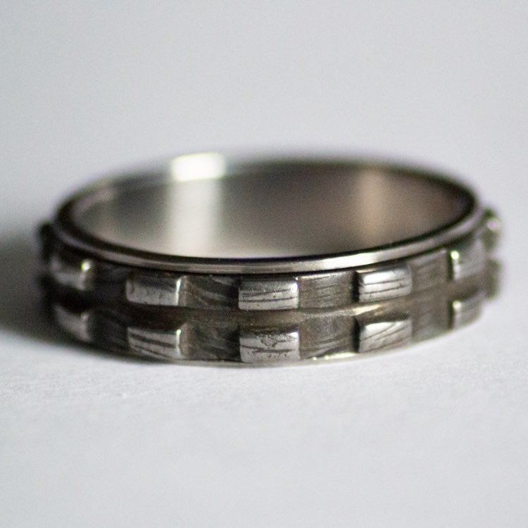 Size -11 Custom Damascus Band