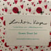 London Kaye Valentine Queen Sheet Set - Ladybug and Hearts