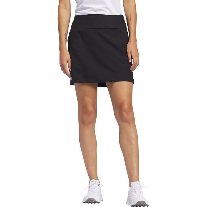 Adidas Womens XS LONG Athletic Skort Tennis Active Black Pockets NWT Tennis