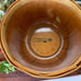 Vintage Halloween Peterboro Jack O Lantern Signed Wood Basket with Lid and Liner