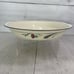 Lenox Chinastone POPPIES ON BLUE Red Flowers Blue Leaves 10 1/4 Rim Pie Plate