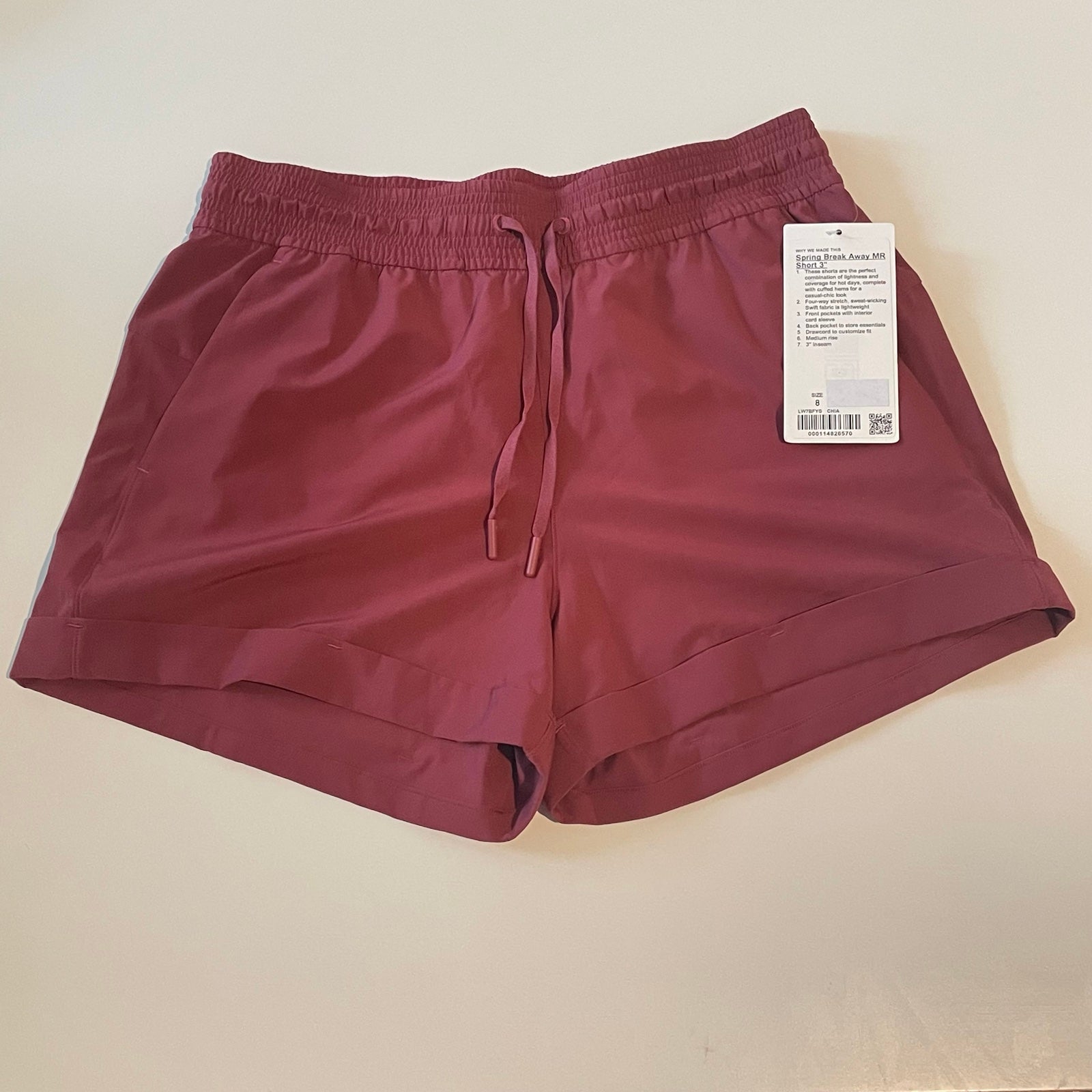 NWT Lululemon Spring Break Away Short *4-way Stretch 3