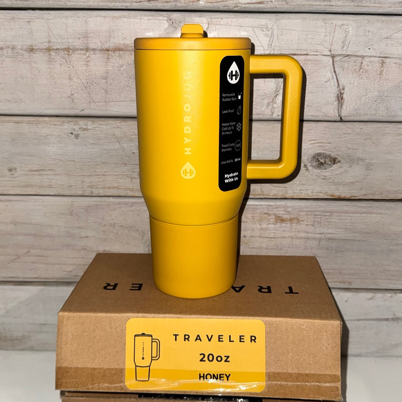 HydroJug 20oz Traveler - Honey - Brand New in Box! Sold out, exclusive Release