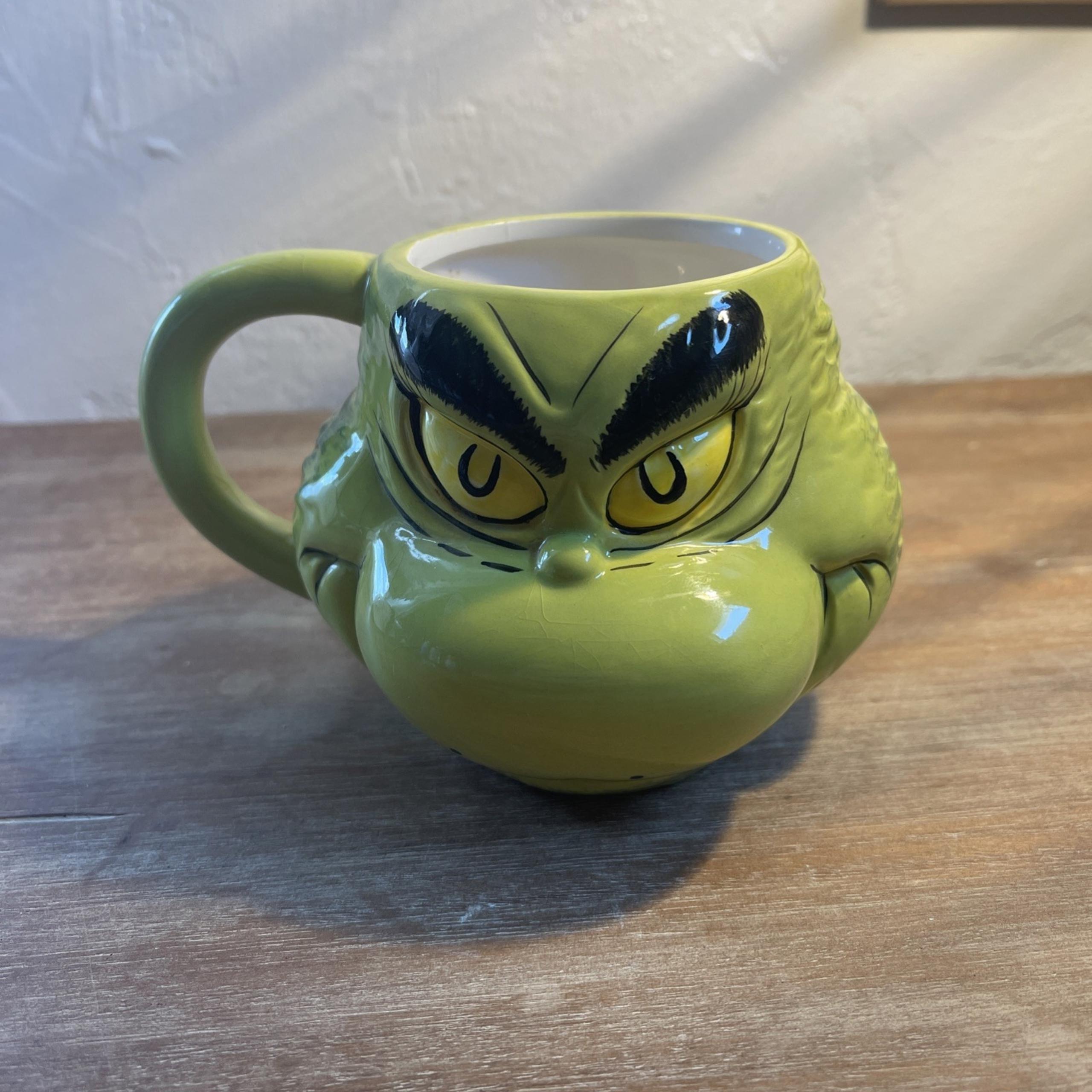 Dr. Seuss The Grinch 16 oz. Sculpted Ceramic Mug