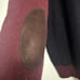 Brooks Brothers maroon and navy color block lambswool sweater size L