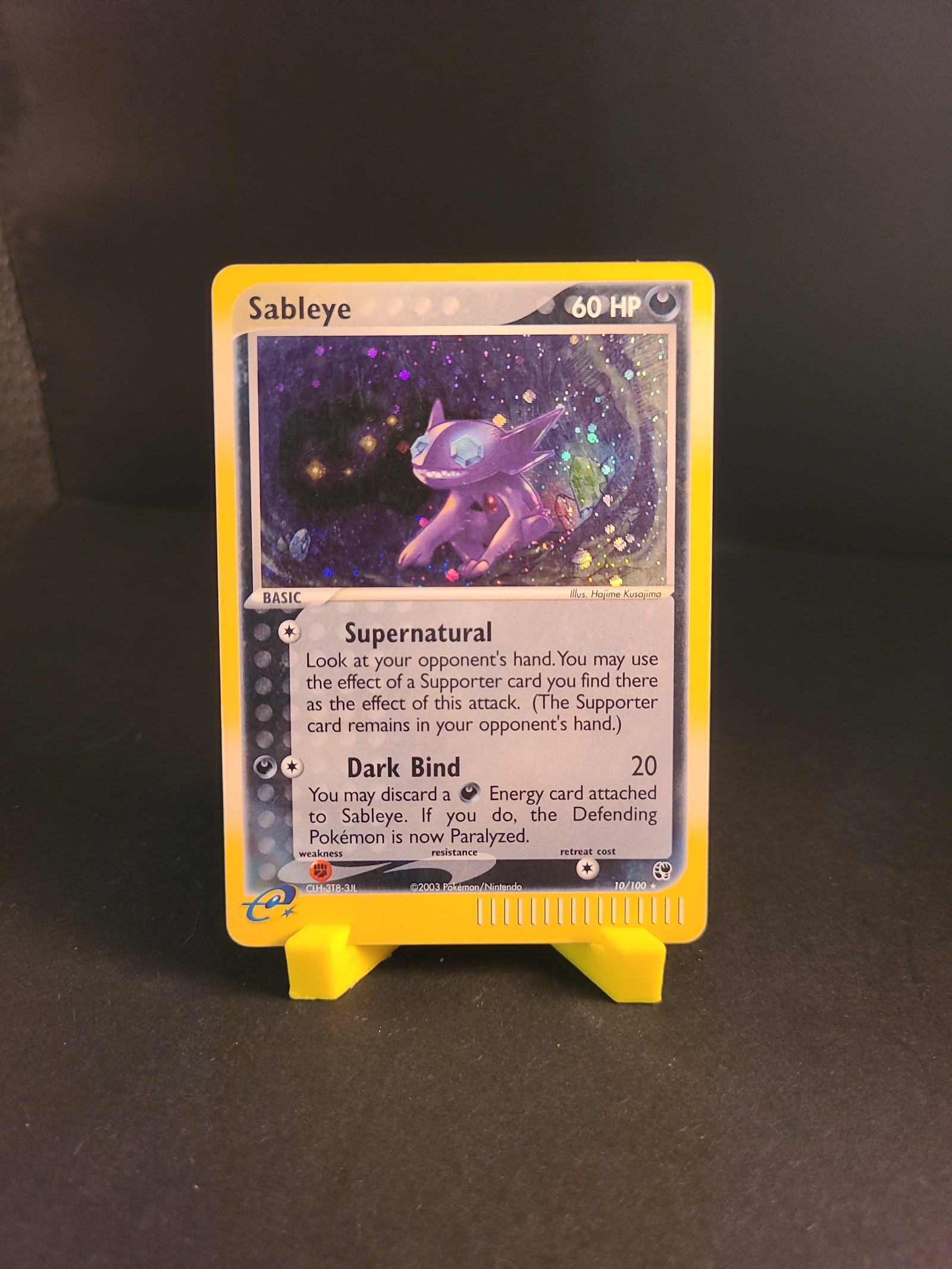 Pokemon Sableye Sandstorm Holo Pokemon Card