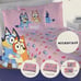 BLUEY Pink Full Sheet Set