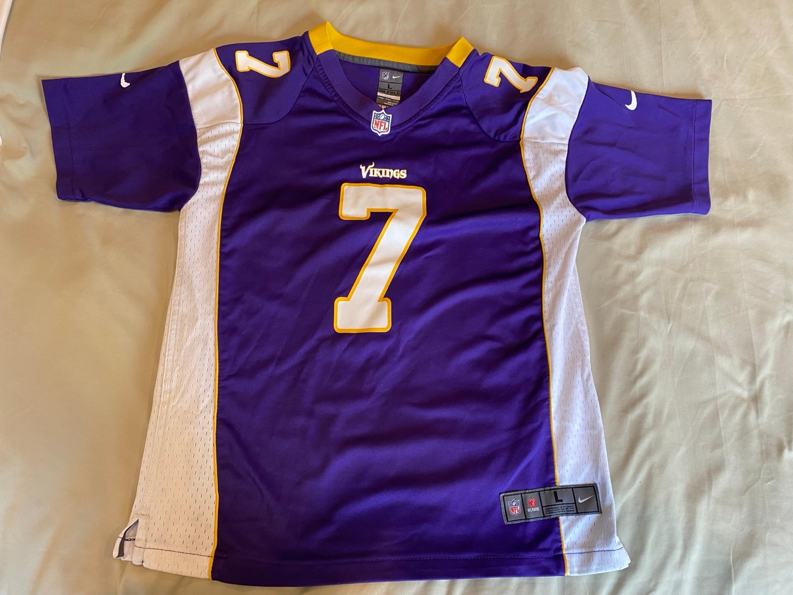 NFL Jersey Vikings Women Large V Neck 14-16 Large sku16